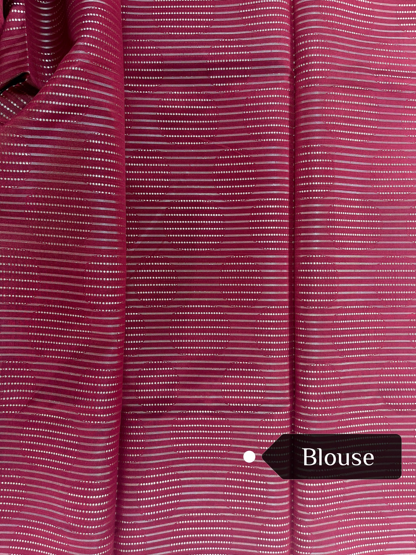 Line Printed Saree - Maroon