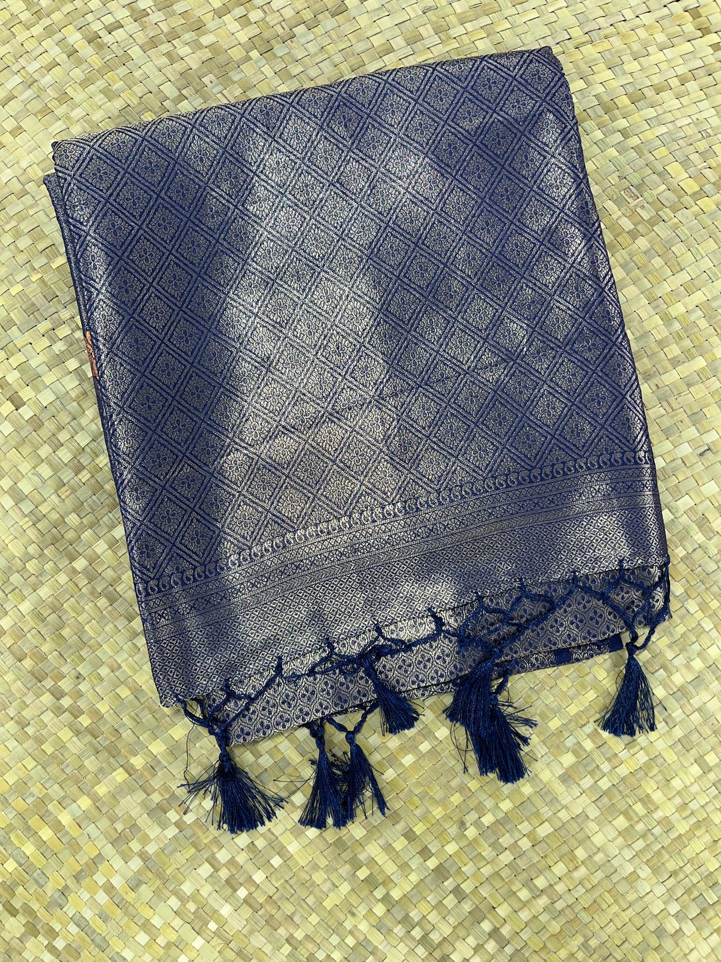 Navy Blue Soft Silk Saree
