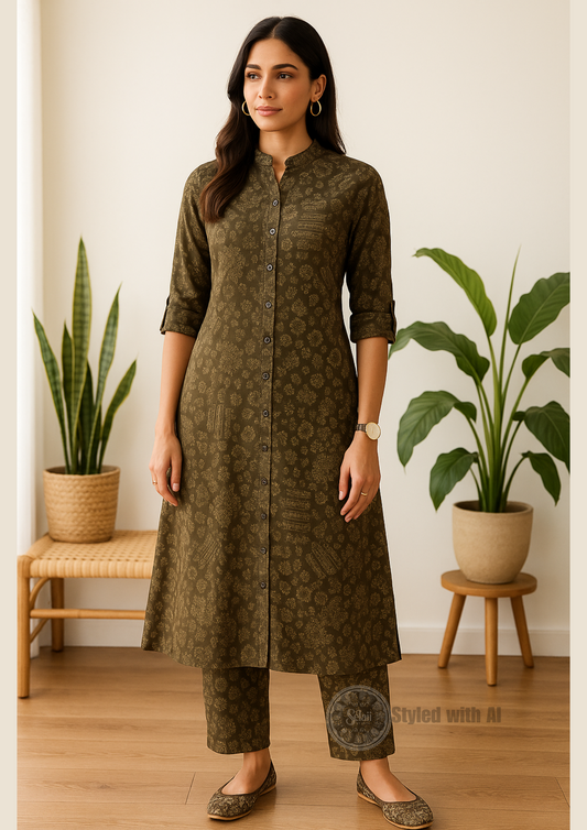 Brown Co-ord Set