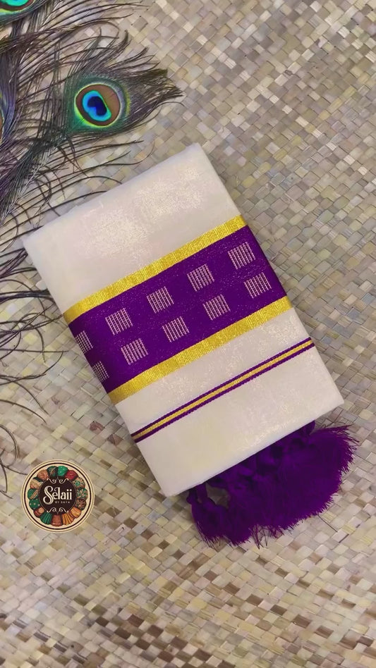 Vadamalli Border Tissue Set Mundu