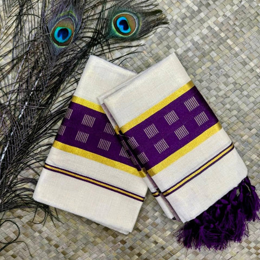 Vadamalli Border Tissue Set Mundu